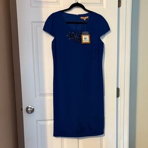 Ellen Tracy Cobalt Blue Midi Dress